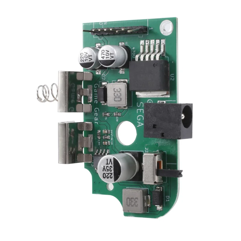 -ABDH Pre-Soldered For Sega Game Gear GG All Edition Replace Power Supply On Off Board IC Capacitors Power Board