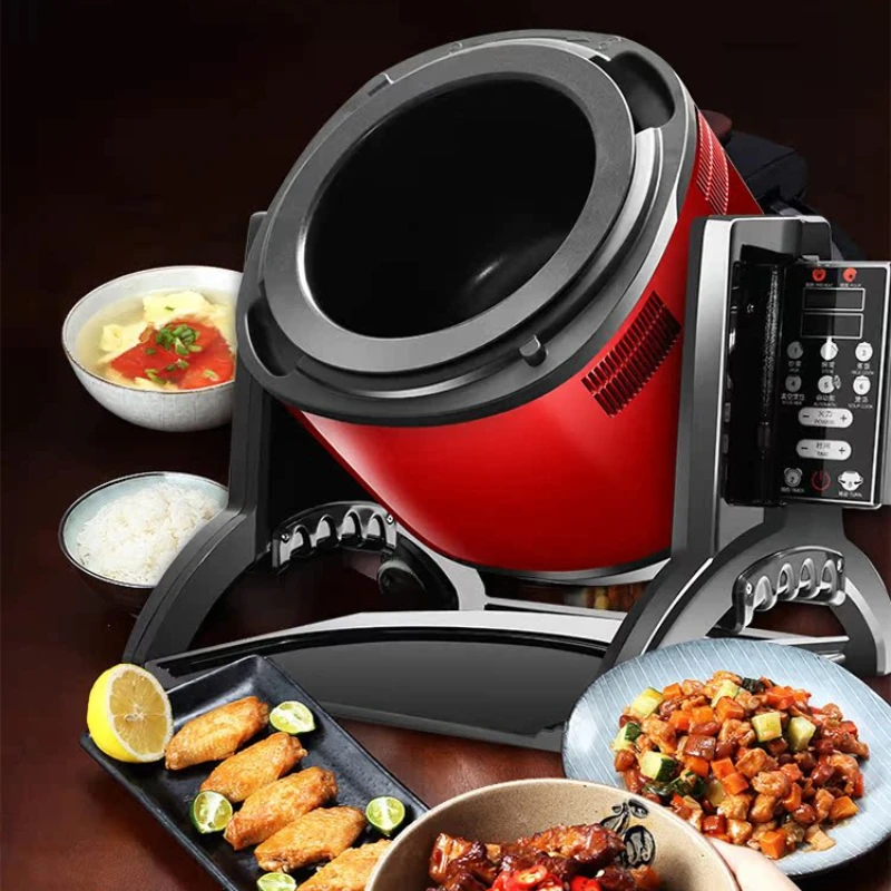 Smart Kitchen Robot Machine 220V Automatic Household Multi-functional Cooking Pot Fried Rice Machine robot de cocina inteligente