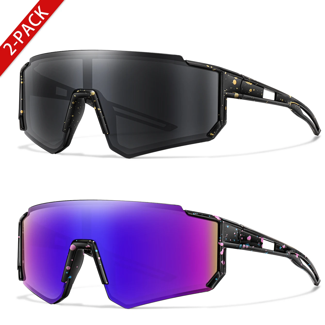 3-8 Jahre alte Kinder Outdoor-Sonnenbrille Kinder Jungen Mädchen Fahrradbrille UV400 Jugend Sport Baseball Camping MTB Fahrradbrille