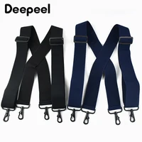 Deepeel 5*120cm tirantes para adultos para hombres 4 Clip hebilla de gancho correas anchas elásticas suspensorio masculino tirantes hombres falda Jeans Accesorios