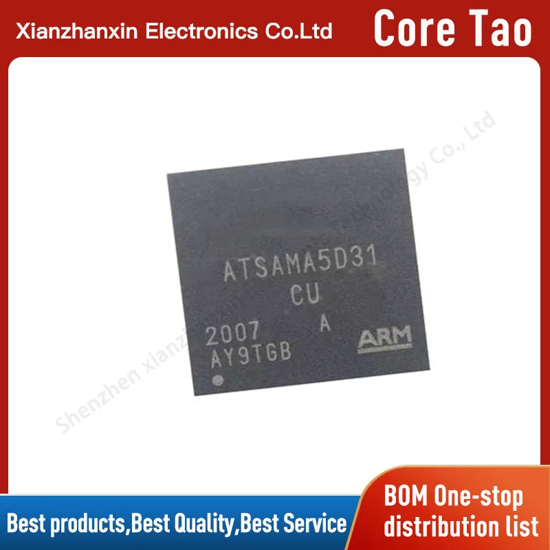 

1PCS/LOT ATSAMA5D31A-CU ATSAMA5D31A BGA-324 32-bit microcontroller IC chips