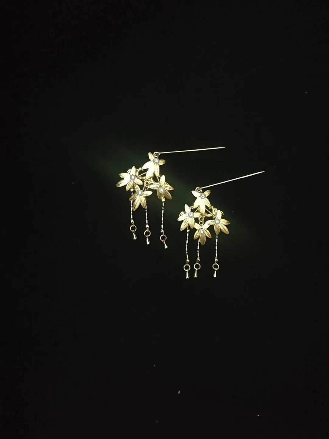 1/3 BJD Doll Headdress, Simple Gold And Silver Hair Ornament 1 Pair