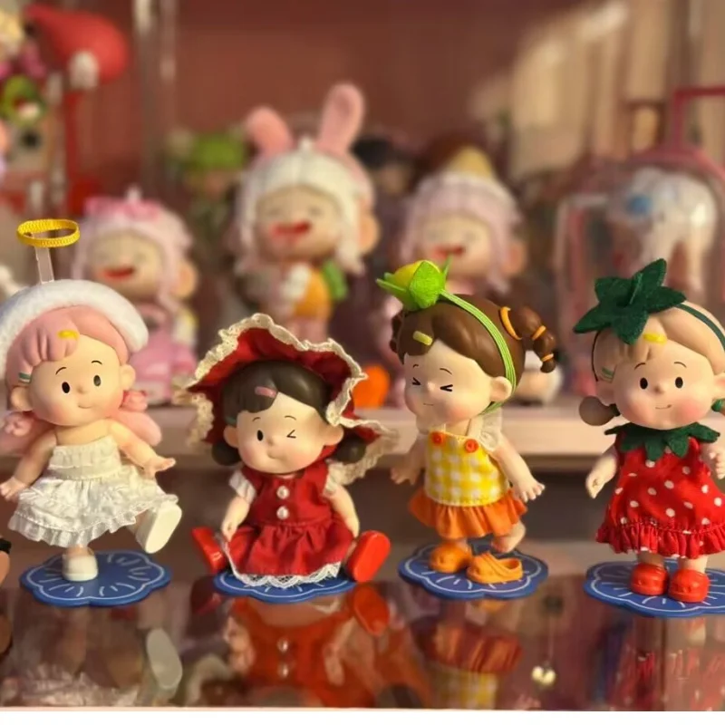 

Горячий мультфильм Fancy Up Hanamaki, универсальный гардероб, серия слепая коробка, милая фигурка, подвижная Bjd 93 мм, нарядные куклы, игрушки, подарок