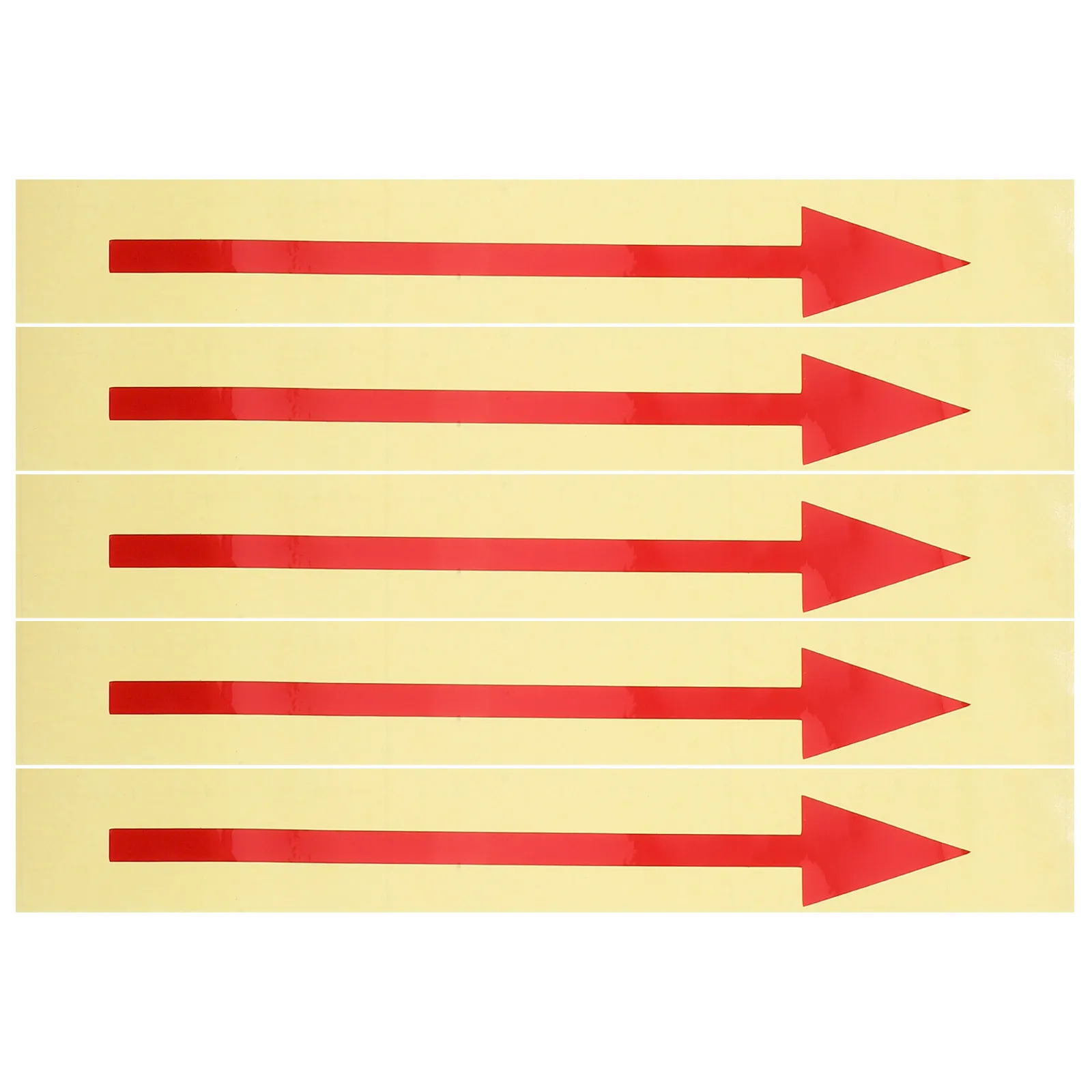 

5 шт. светоотражающих наклеек-стрелок для почтовых ящиков, большие водонепроницаемые самоклеящиеся уличные указатели направления