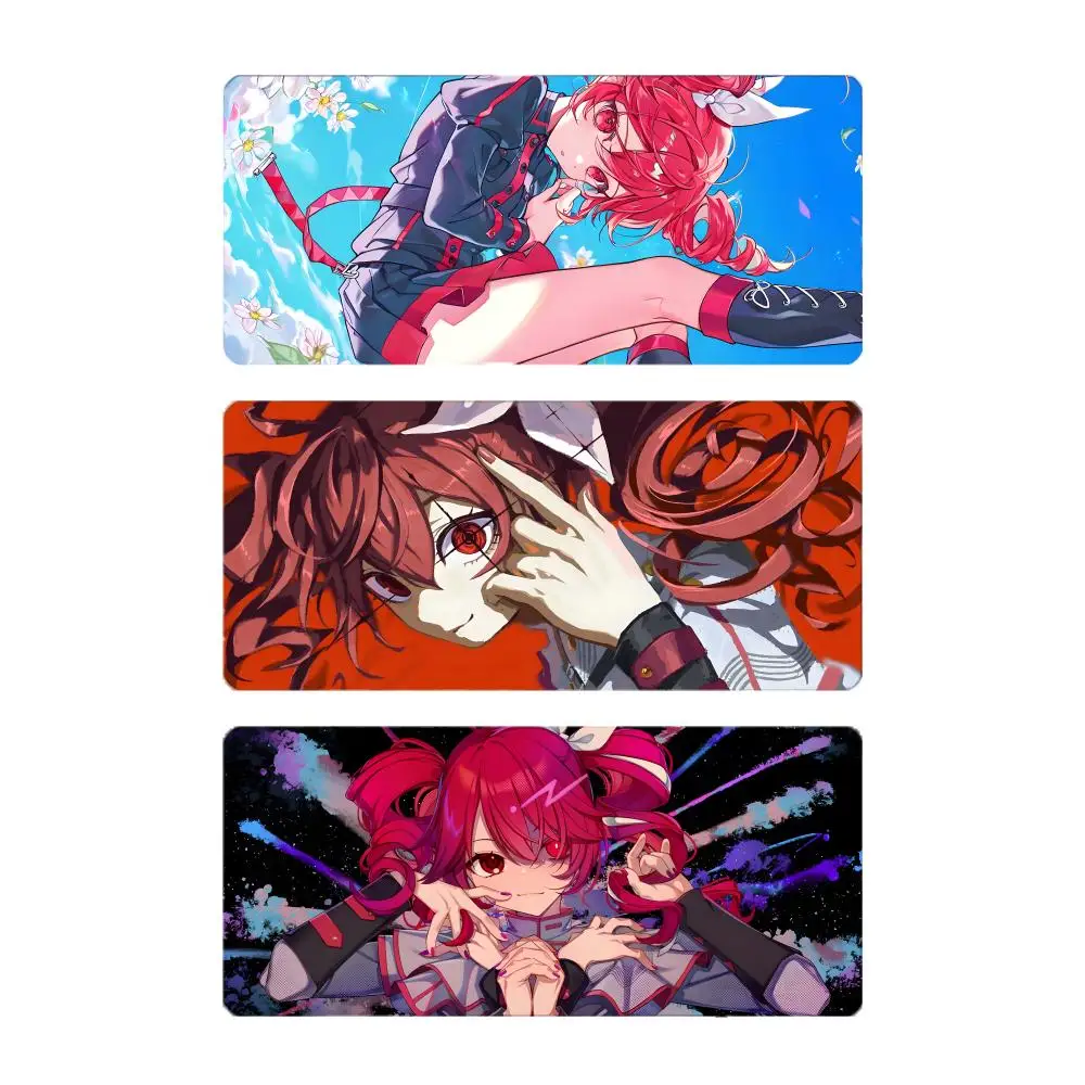 teto virtual singer synth K-Kasane Teto Mouse Pad Mousepad Large Gaming LockEdge Thickened PC Table Desk Mat