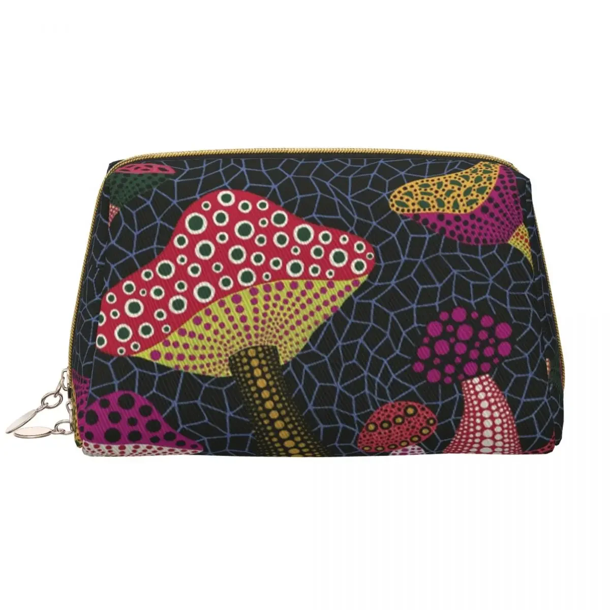 

Fashion Yayoi Kusama Travel Toiletry Bag for Women Abstract Pop Art Makeup Cosmetic Bag Beauty Storage Dopp Kit