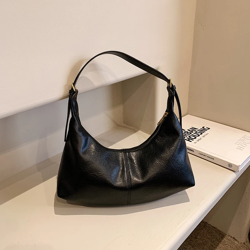 Bolsos de hombro de Pu con cremallera para mujer, bandoleras versátiles, a la venta, novedad de 2024, envío gratis