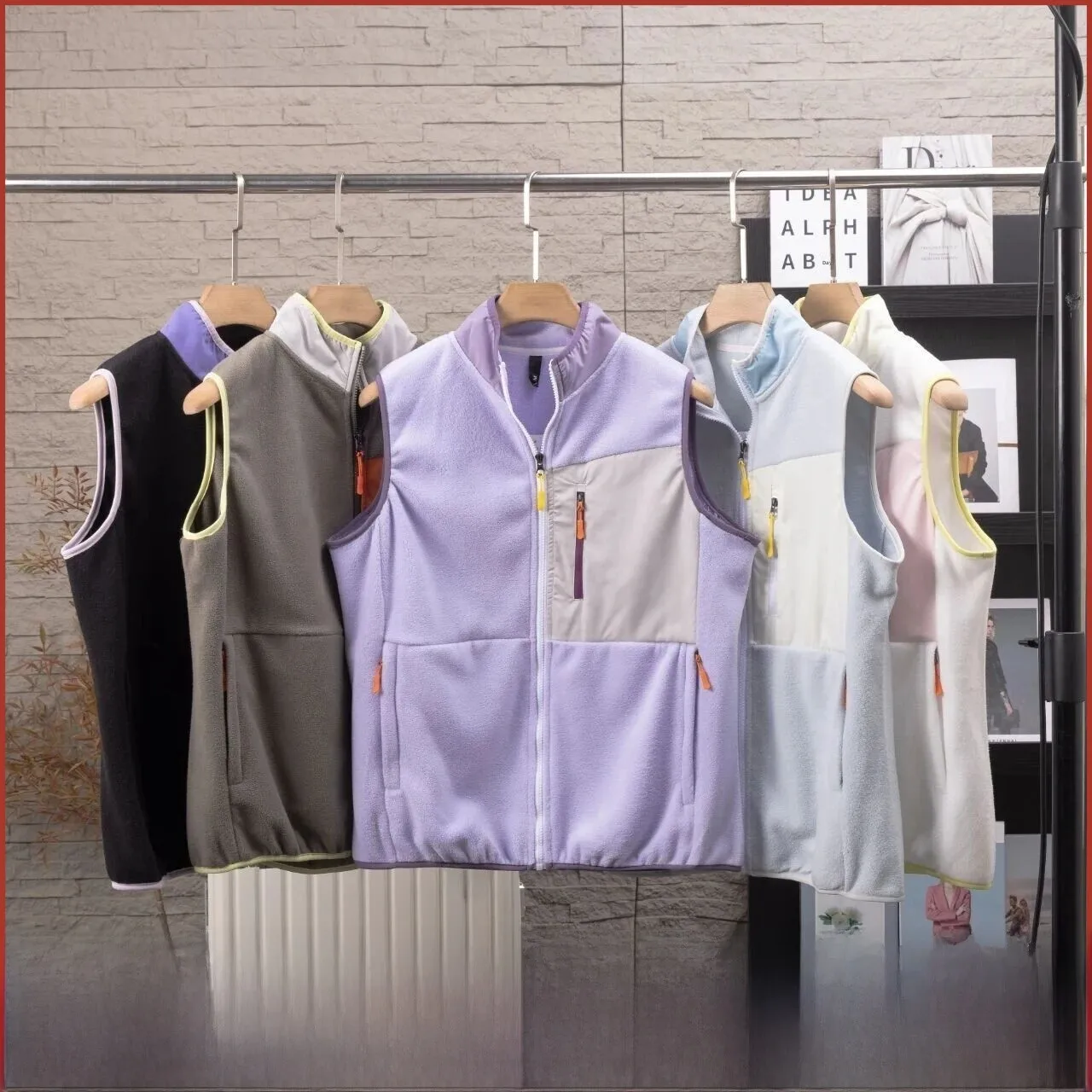 

Cloud eep Жилет ex Svel Fce Тепло Осень Зима Новый Sle Универсальная подставка на молнии Украшение Полиэстер F...