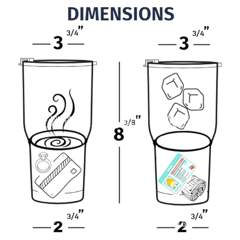 Práctica botella agua con compartimento discreto, botella agua desviación, envío directo