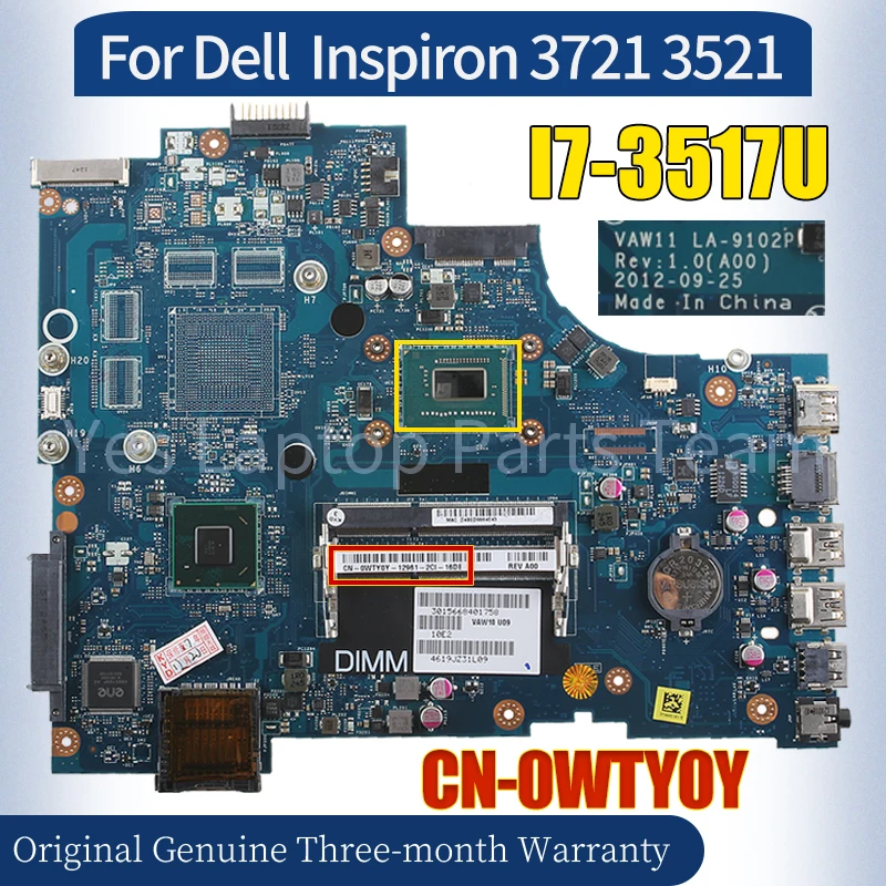 

Материнская плата VAW11 для ноутбука Dell Inspiron 3721 3521
