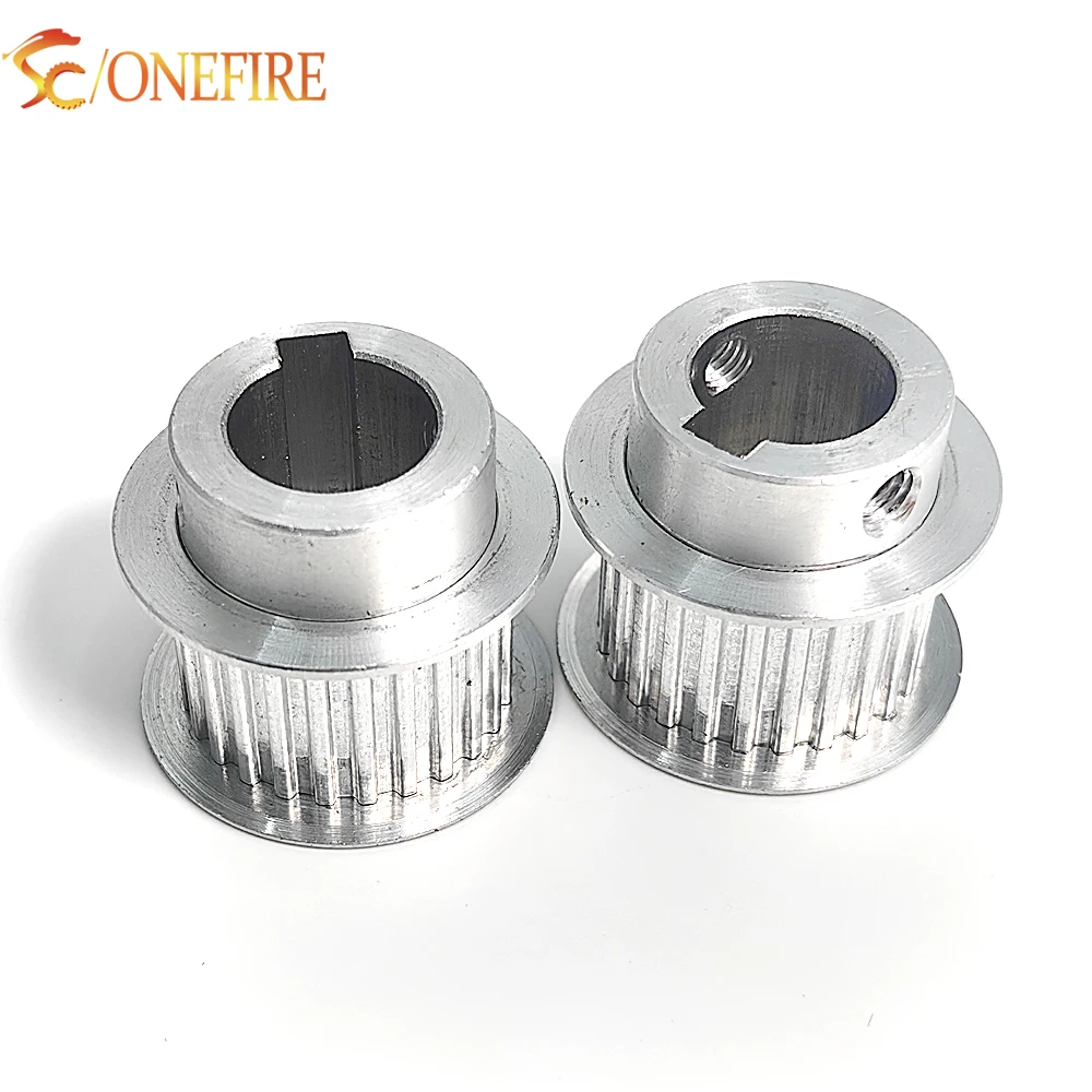 Timing Pulley Alumium XXL 25Teeth Timing Pulley Bore 14mm(Keyway 5mm) for 15mm Width XXL pulley (25 Teeth)