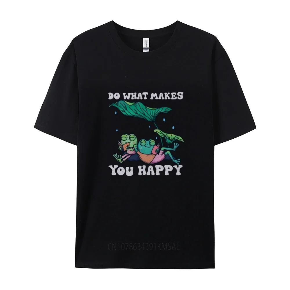 T-shirt de manga curta com estampa f/rog para mulheres, roupas de algodão, dupla face, para férias, para menina