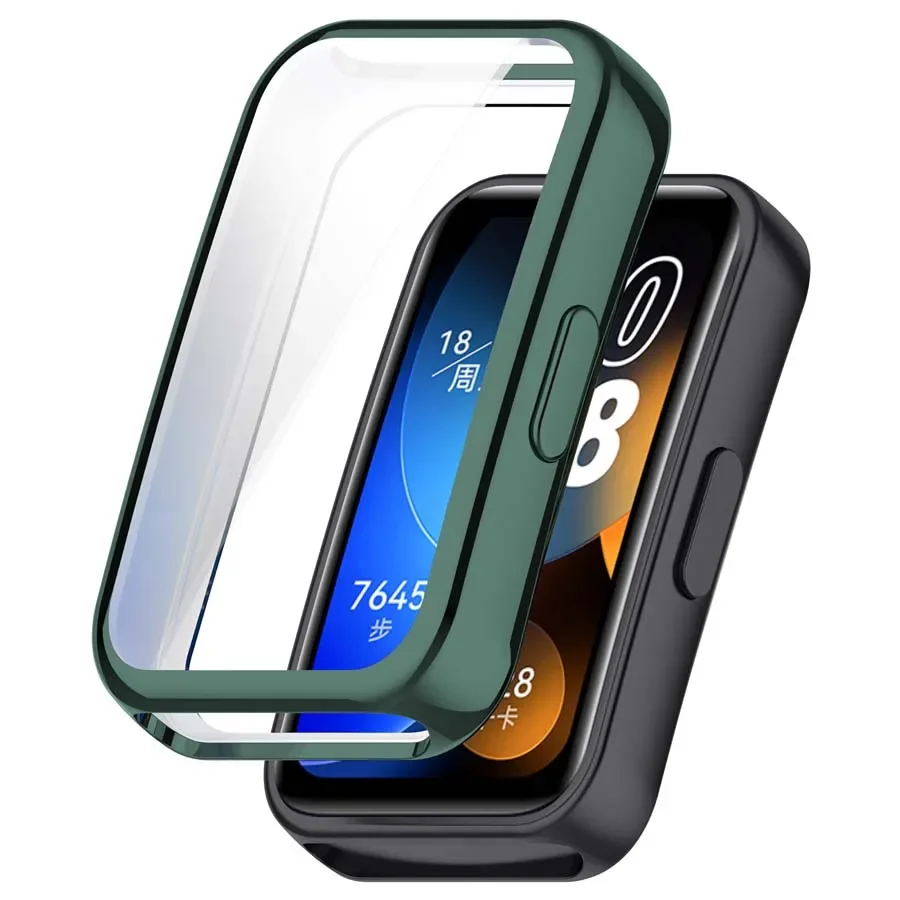 Soft TPU Case For Huawei Band 9 Smart Watch Accessories All-around Protective Cover Bumper For Huawei Band 8 9 Screen Protector