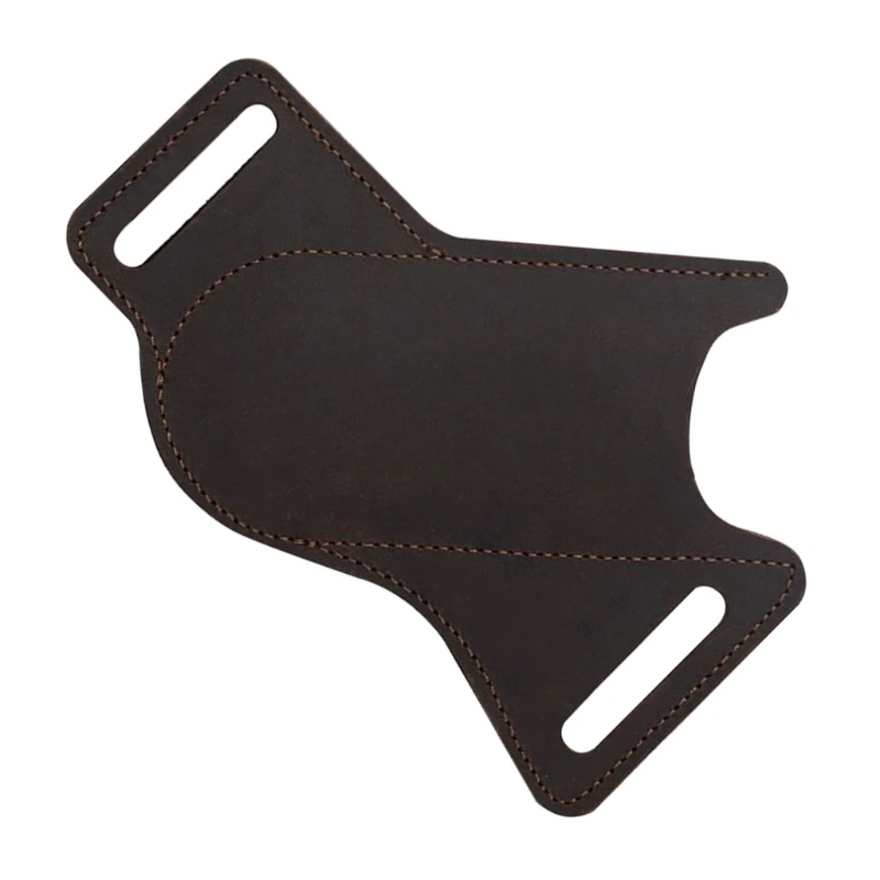 Funda cuero para cinturón Exterior duro, tamaño práctico, cuchillo bolsillo plegable tradicional, funda multiherramientas