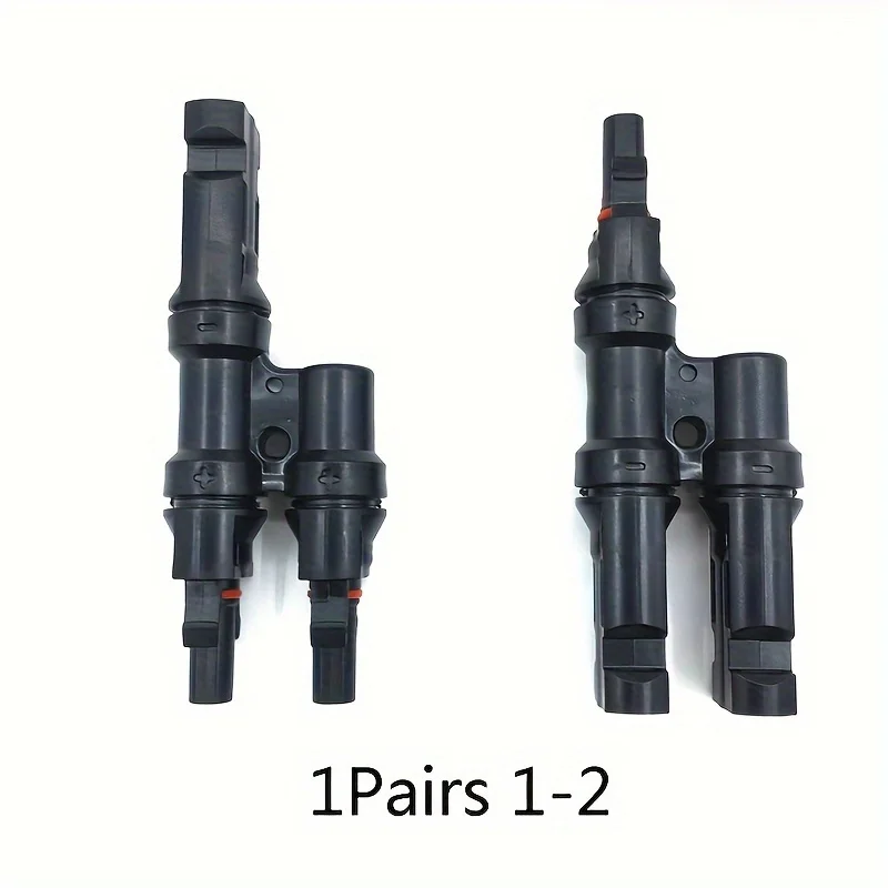 1 Pair T2/T3/T4/T5/T6 Male&Femal Branch PV Solar panel Cable Connectors 30A 1000V Electrical Photovoltaic Panel Wire Connector