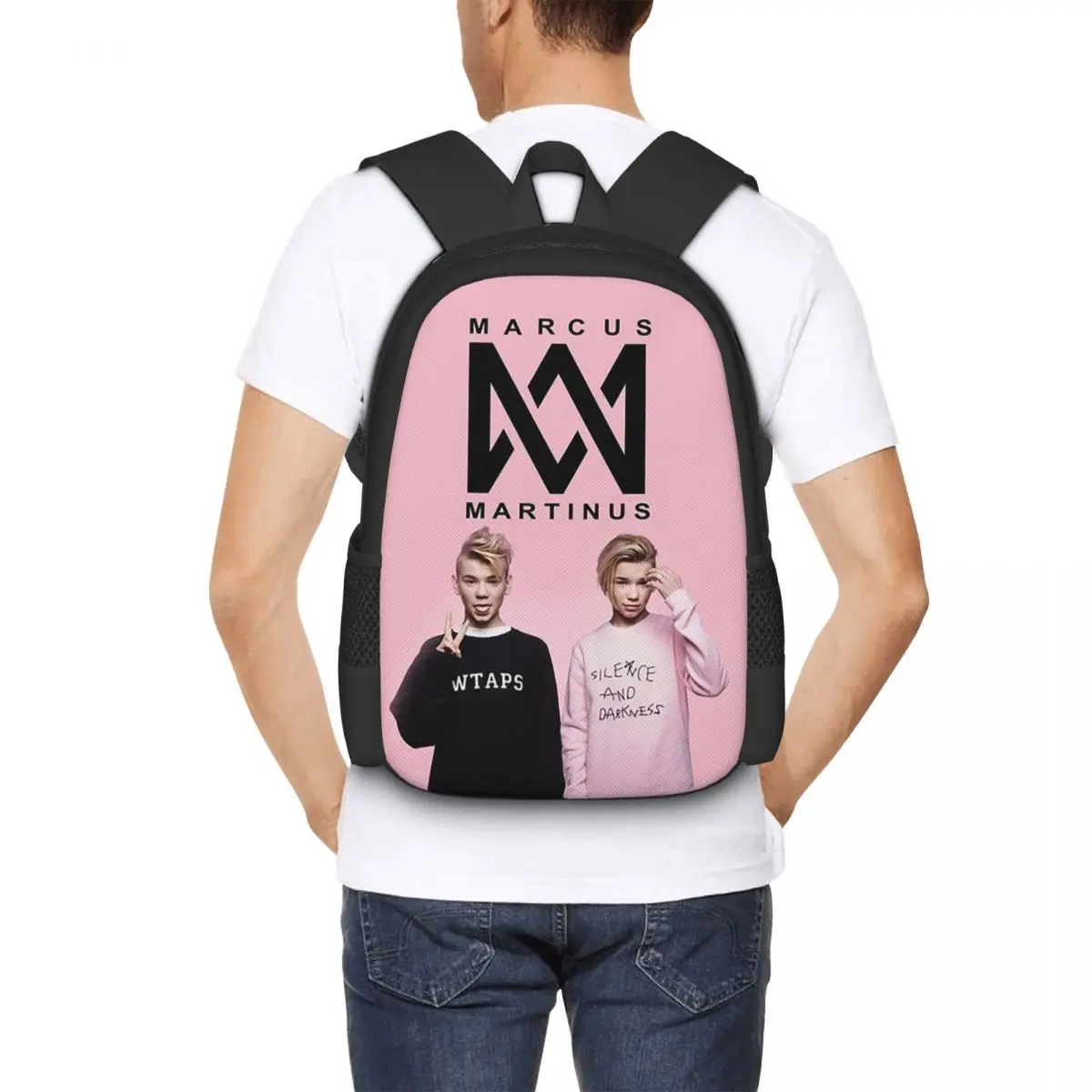 

Popular Funny Marcus And Martinus Student Backpack School Bag Hiking Travel Daypack for Men Women Fashion Bookbag Shoulder Bags