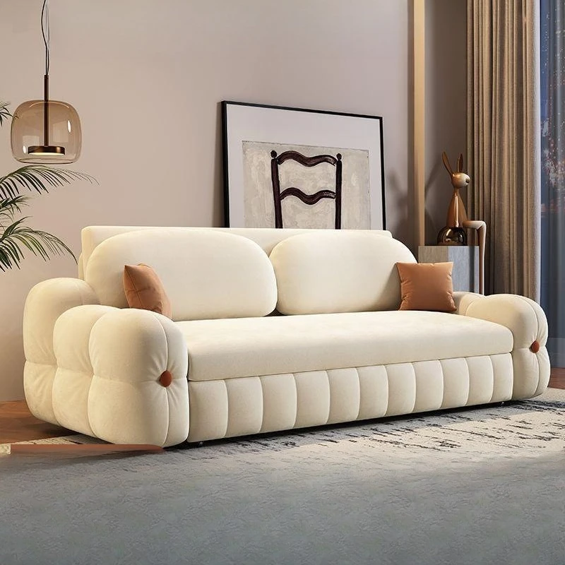 Sofa bed dual-purpose multi-functional pull-out foldable storage size apartment balcony