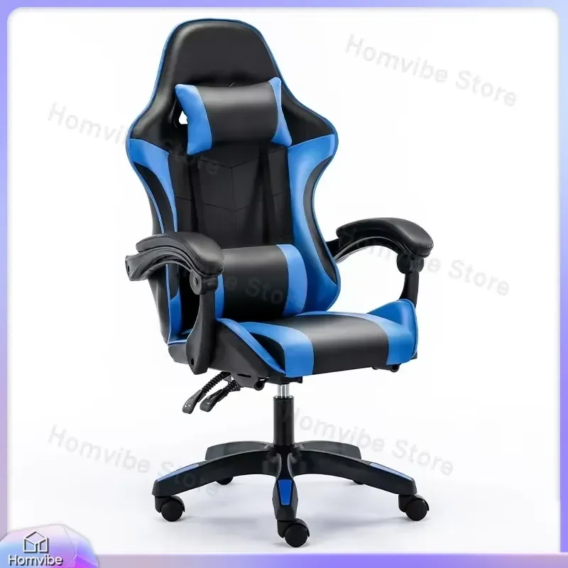 Hot Sale Racing Style Gaming Chair Ergonomic High Back Office Chair with Headrest Lumbar Support PU Leather Computer Chair