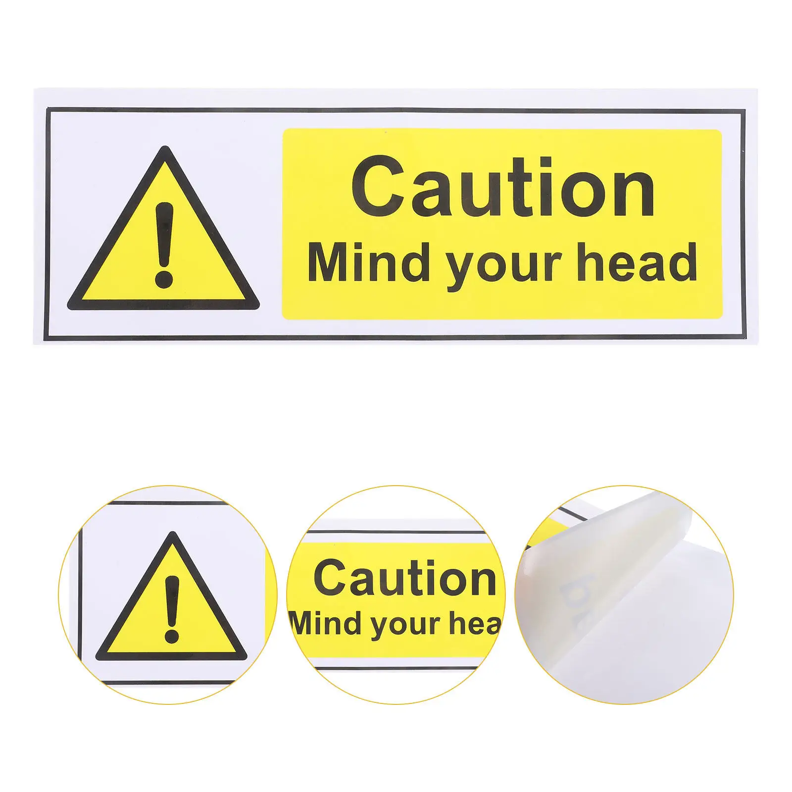 1 Sheet Warning Sign Label Reusable Adhesive Safety Sticker for Machinery Caution Decal Signs Sign Signs Warning Sticker