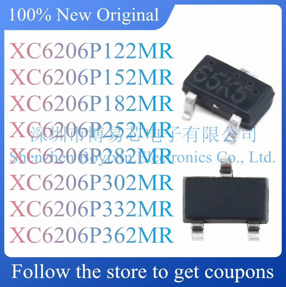 NEW XC6206P122MR XC6206P152MR XC6206P182MR XC6206P252MR XC6206P282MR XC6206P302MR XC6206P332MR XC6206P362MR.