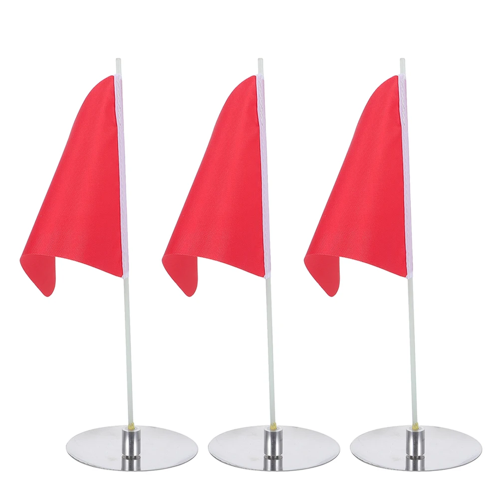 

3 Sets Golf Green Hole Cup Cover Outdoor Cups and Flag Stainless Steel for Putting Practice Target