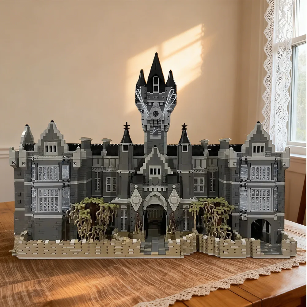 

MOC Monsters Unchained: The Frankenstein Experiment Model Building Blocks Haunted Castle Architecture Bricks Toy for Adults
