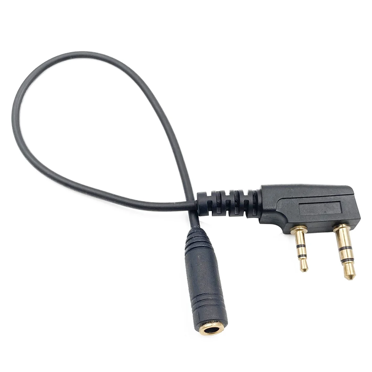 

ABAB 2-контактный K1 до 3,5 мм женский аудио телефонный кабель для передачи наушников для UV5R 888S радио