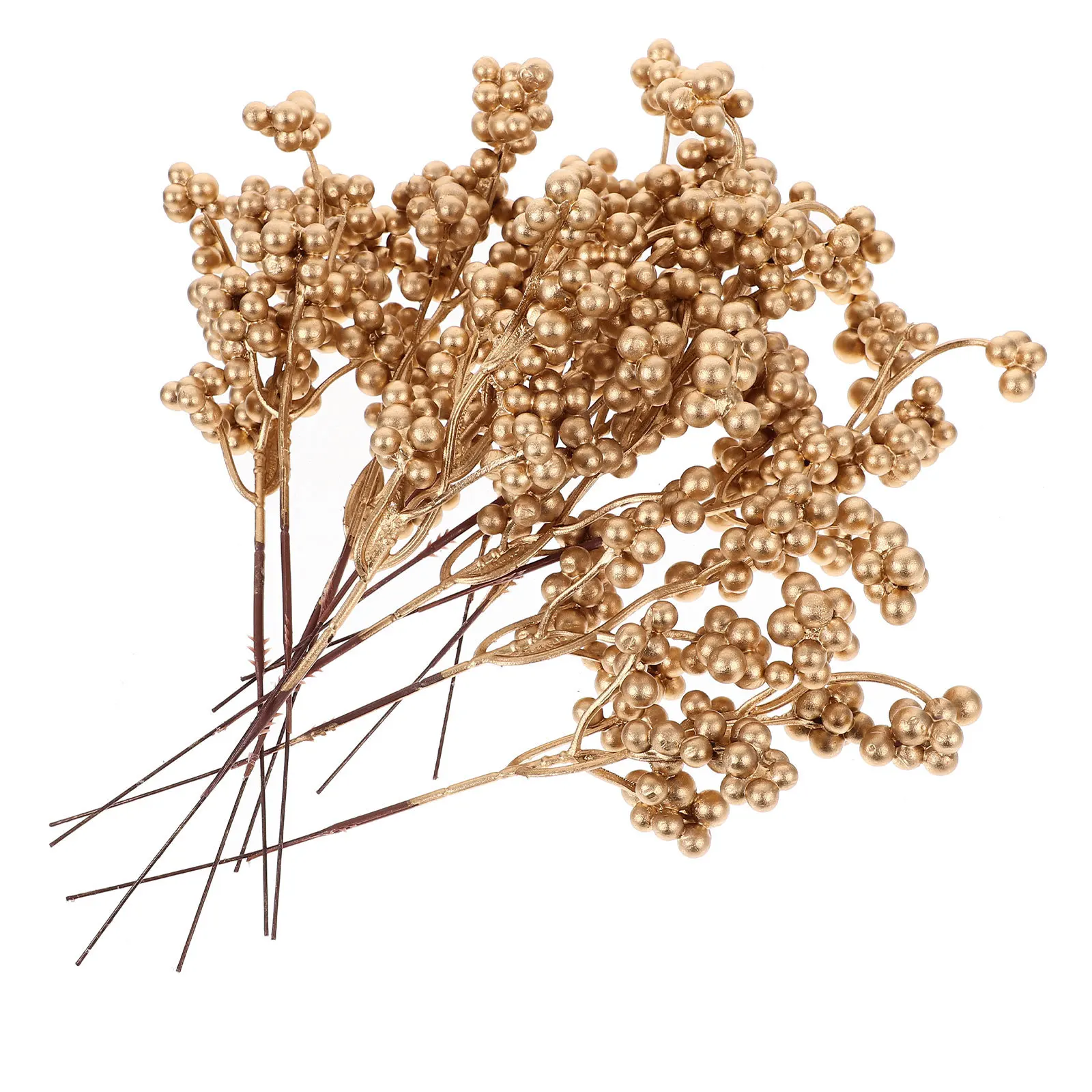 

12Pcs Artificial Christmas Berry Stems Fake Berry Branches Decorative Berries for Flower Arrangement Holiday Xmas Tree Christmas