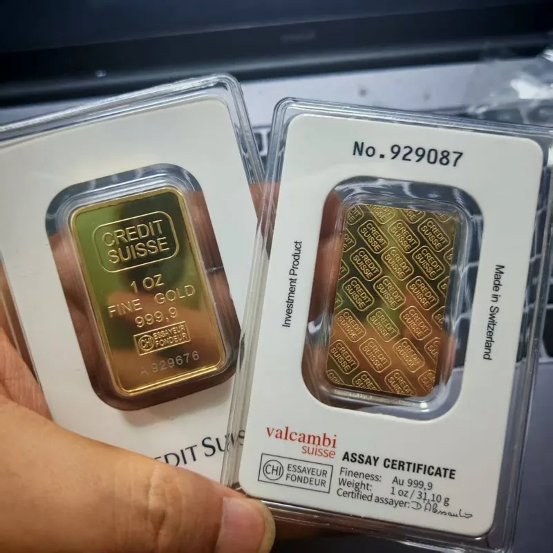 New Arrival Argor 1oz Gold Bar 2024 Dragon Brass Gold Plated Bullion Non Magnetic with Different Numbers