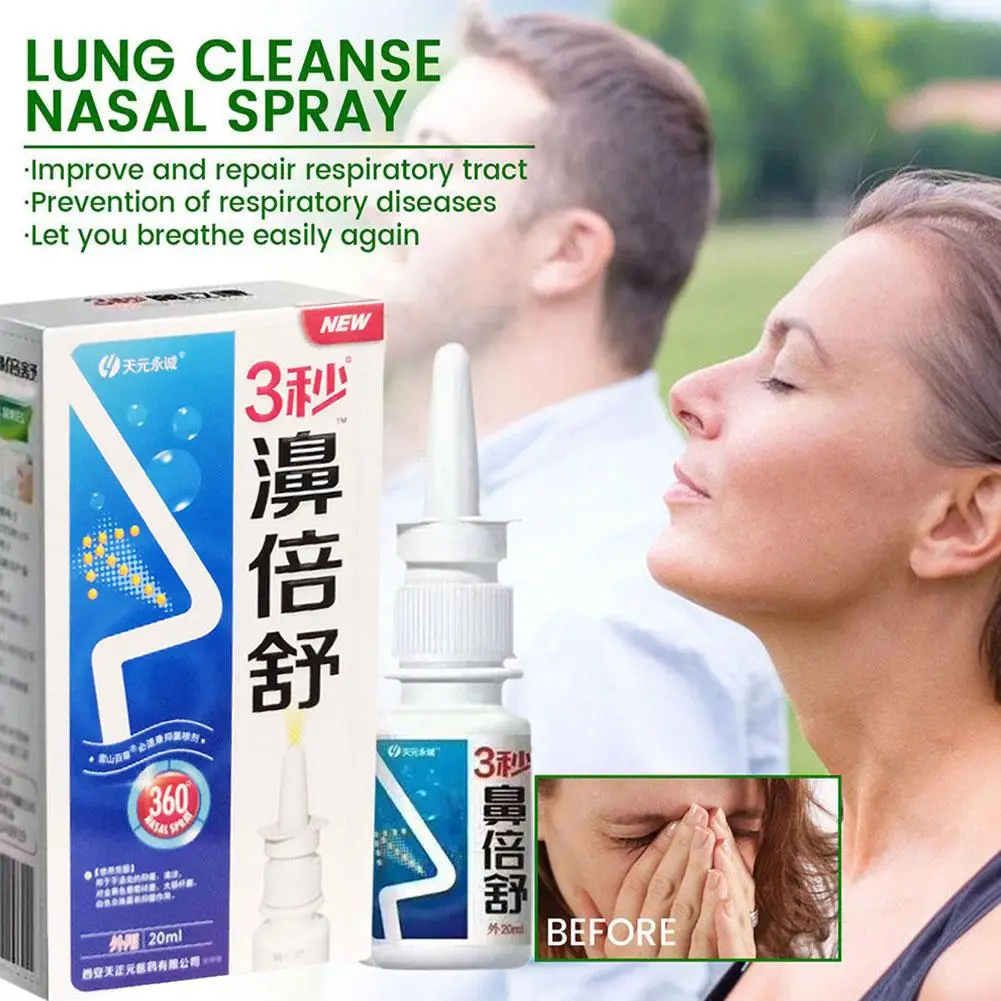 20ml Nasal Spray Chinese Herbal Nasal Chronic Allergic Congestion Liquid Nose Itchy Wholesale Sinusitis Dropshipping Y5l9