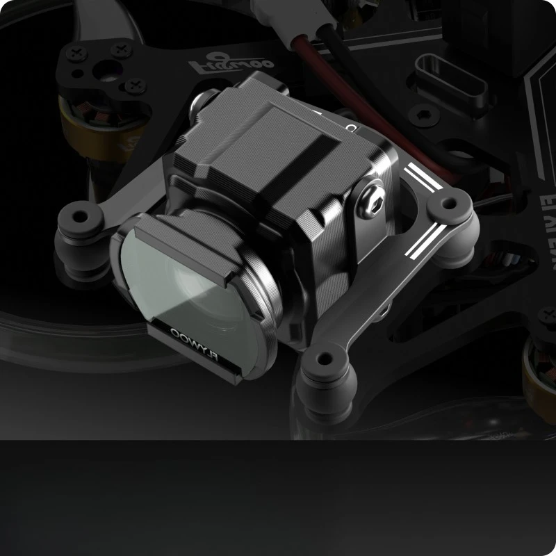 

Широкоугольный объектив Flywoo 155. ° FOV для камеры DJI O4 Lite, обновленный корпус из ТПУ, аксессуар для дрона FPV
