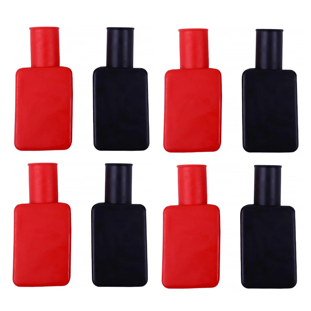 

4 Pairs Terminal Cover Rubber Protective Cap for Car Truck Post Covers Heat Resistant Durable Corrosion Proof