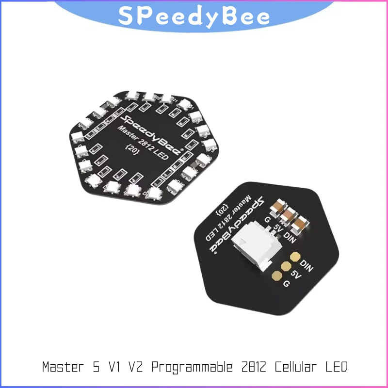 

Программируемый светодиод SpeedyBee 2025 Master 5 V1/V2 2812 RGB — индивидуальное освещение для проектов DIY и управления умным домом