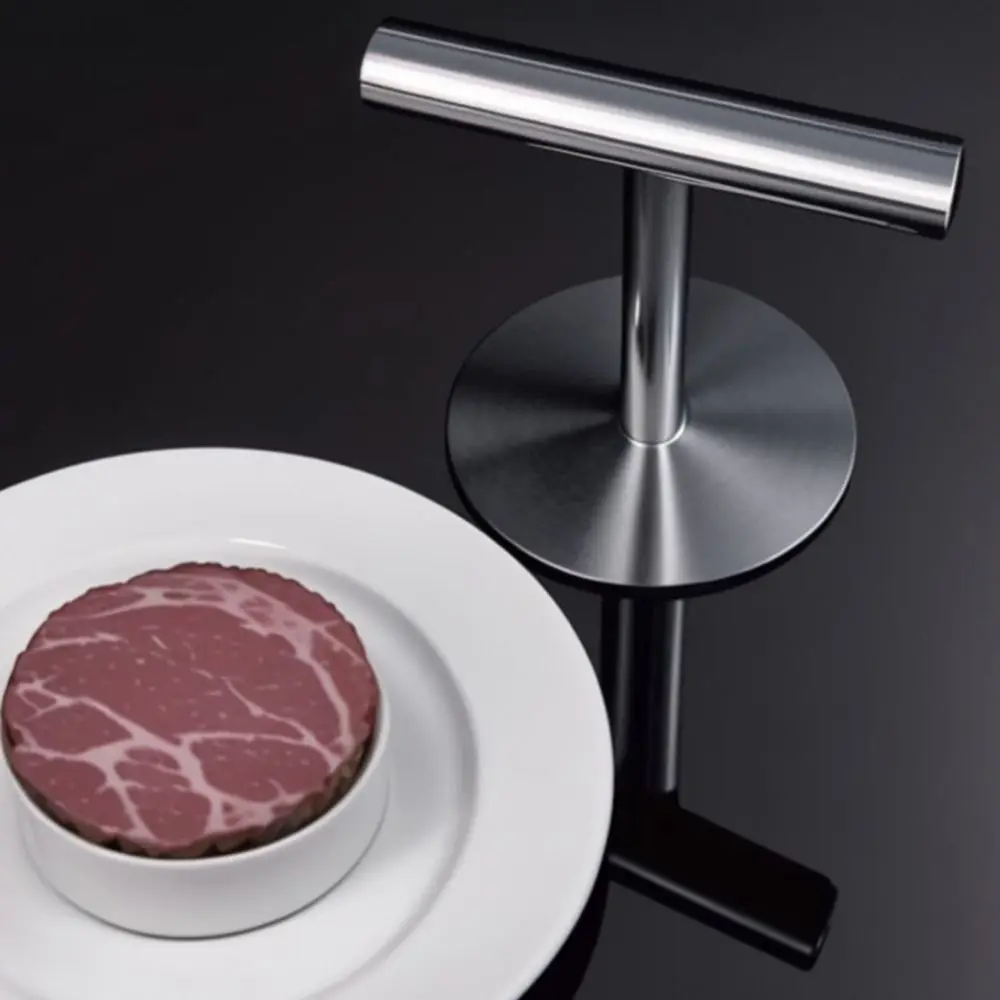 Adjustable Thickness Stainless Steel Hamburger Press Non-Stick Creative Burger Patty Maker Durable Round Patties Maker Pork