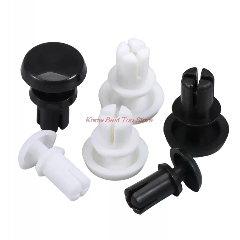 100pcs R3035 R3045 R3055 R3065 R3075 R3080 R3090 R3100 R3.0 Type Nylon Rivets for PC Board Pass Plastic Card Buckle Rivet Fasten