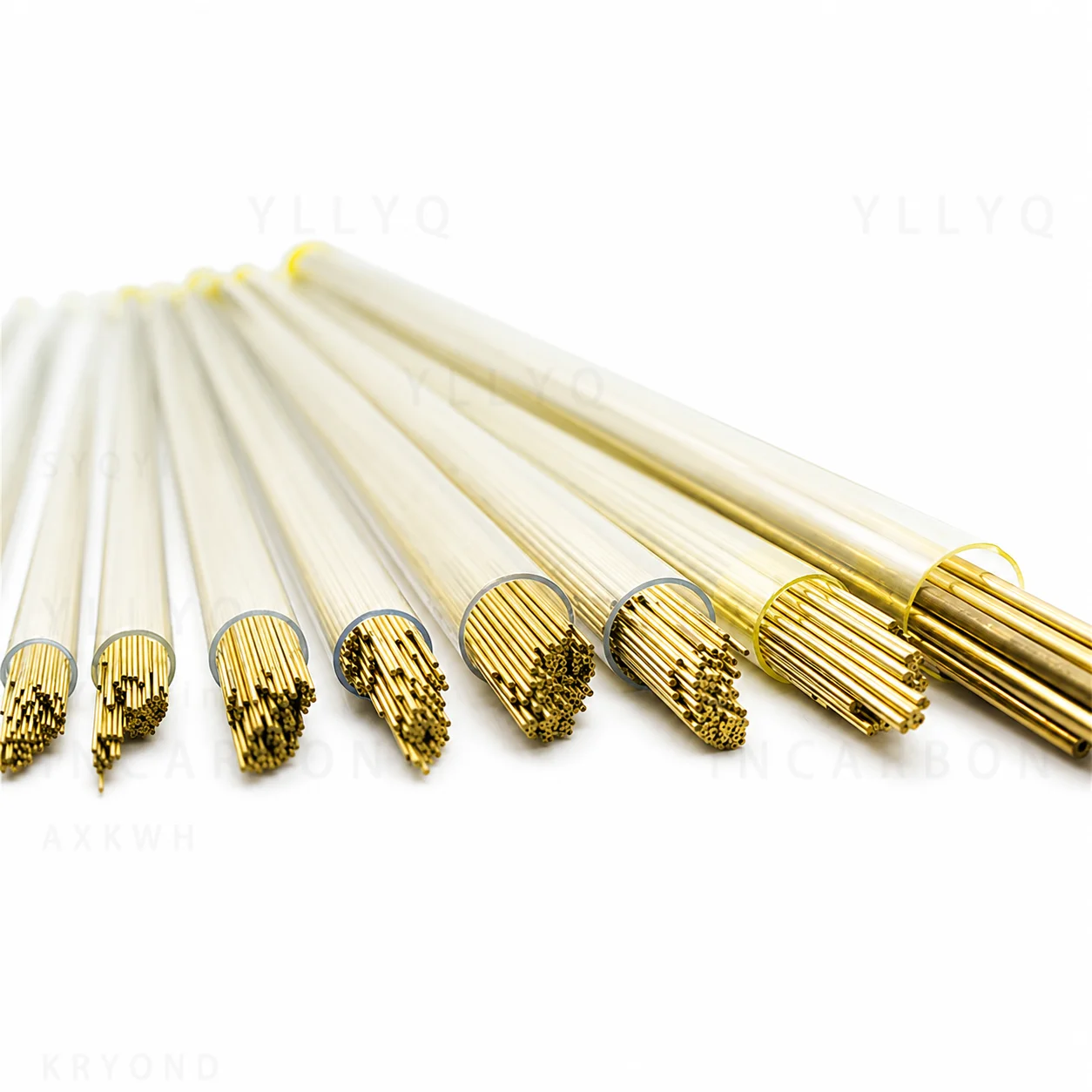 EDM Brass Copper Tube Single Hole Electrode EDM Drilling Wire Cutting Accessories Slow Feed EDM Piercing Consumable Tool Set