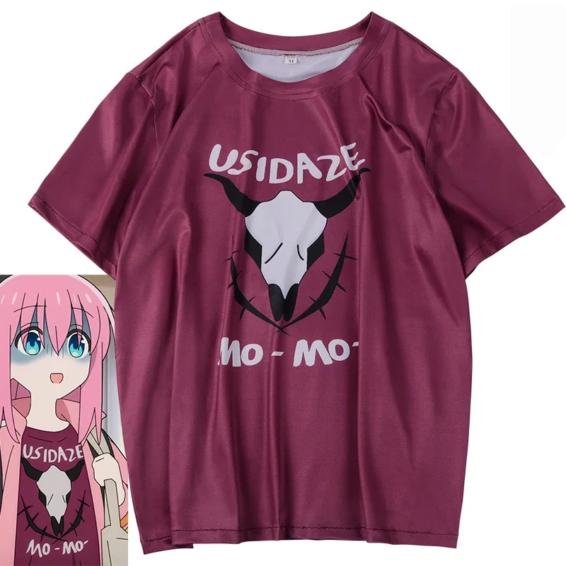 Hn8 ikuyo kita traje anime bocchi the rock cosplay vestido peruca vermelha saia meias jk uniforme carnaval festa cos terno para meninas 8...gf