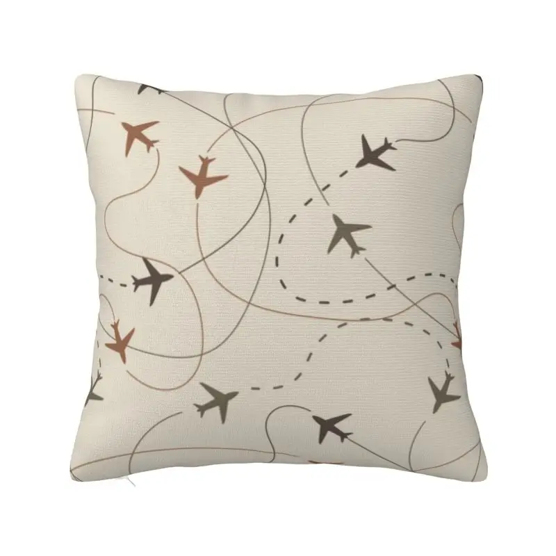 Busy Airspace Luxury Pillow Cover Bedroom Decoration Pilot Air Fighter Sofa Cushion