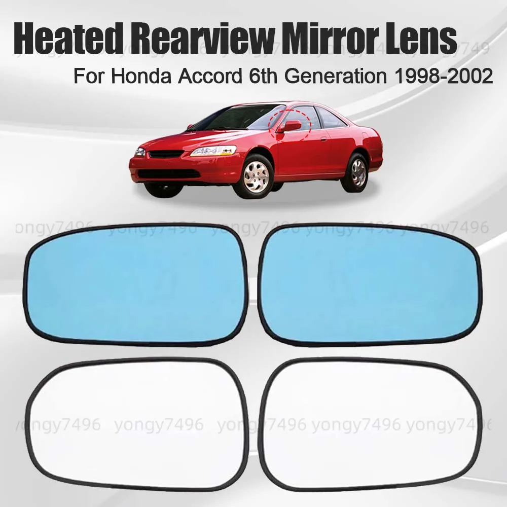 

Car Wide Angle Heated Rearview Mirror Lens For Honda Accord 6th Generation 1998 1999 2000 2001 2002 Cars Accessories Replace