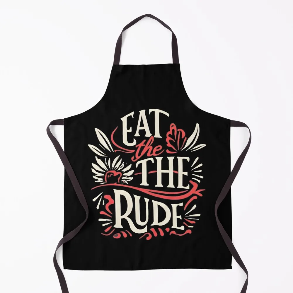 

Eat The Rude Apron Chef Uniform household woman Apron