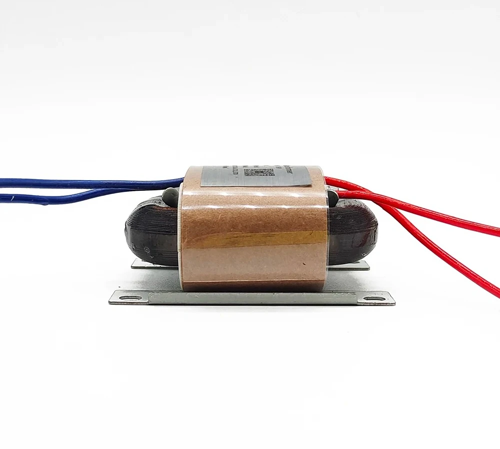 

5W R-Core Power Transformer Single Output 12V-0 15V-0/18V/24V 3Wires Pure Copper Wire Audio Amplifier Use Input 220V 110V