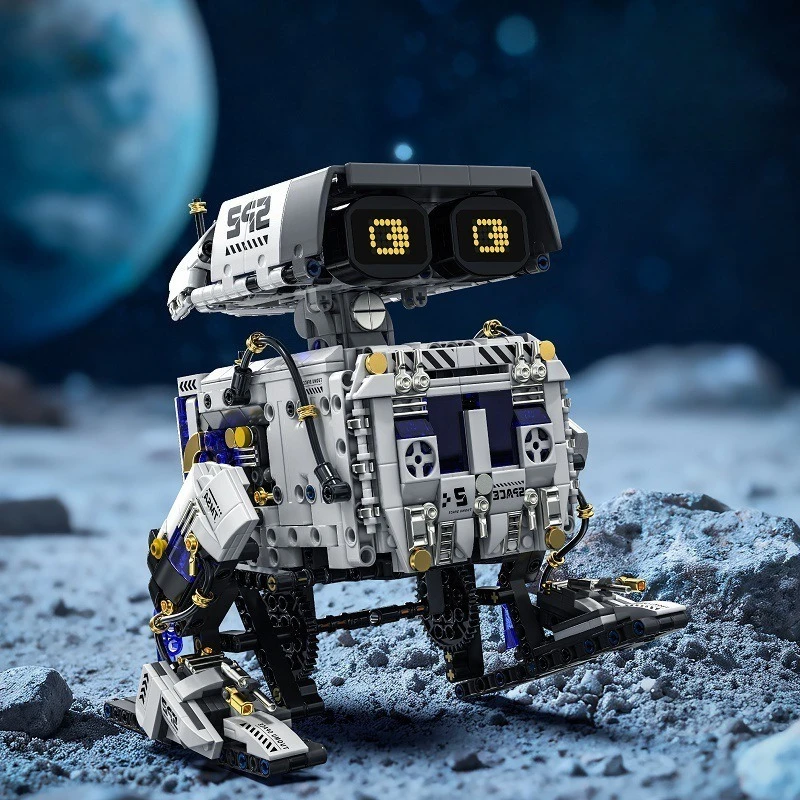 

Конструктор T1119: шестиногий робот-собака, модель меха, украшение, подарок для самостоятельной сборки