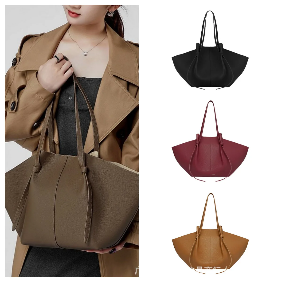 

Роскошная универсальная сумка-тоут для подгузников для женщин: модная, вместительная, элегантная кожаная сумка через плечо, стильная и удобная для переноски