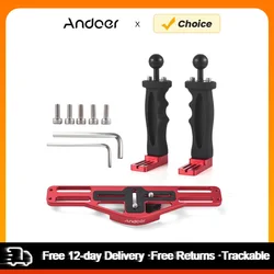 Dual Handle Camera Diving Rig Handheld Waterproof Underwater Tray Stabilizer Housing Bracket for GoPro Canon Sony Nikon DSLR