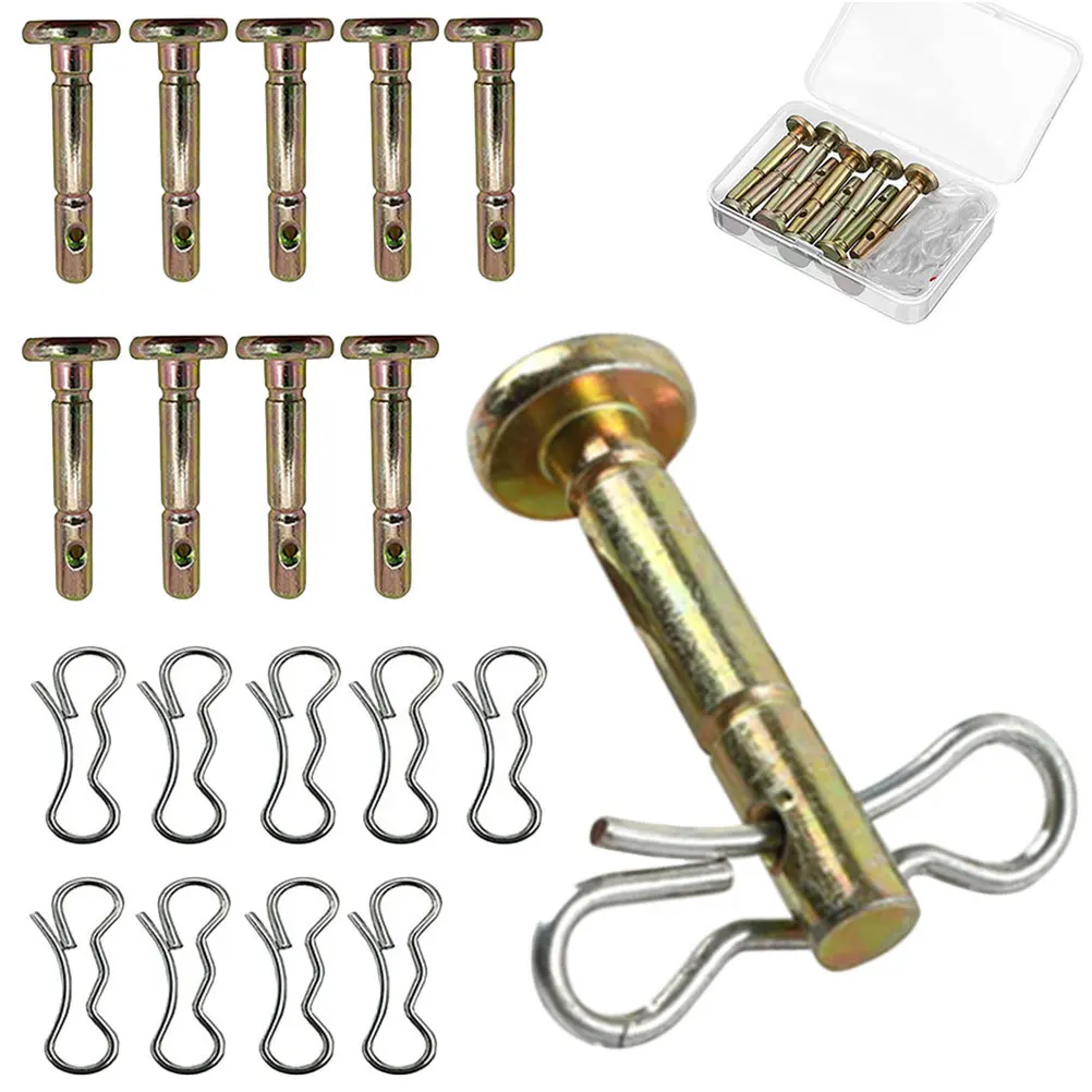 

1Set Shear and Cotter Pins Heavy Duty Stainless Steel Replacement Snow Blower Parts Snow Thrower Accessories