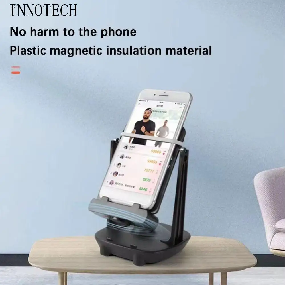 

Пластиковый настольный прогулочный поворотный кронштейн, тип подшипника, бесшумная подставка для настольного телефона, многофункциональный портативный держатель для телефона, шагомер