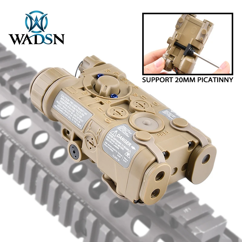 WADSN Airsoft L3 NGAL Aiming Laser Plastic Dummy MAWL DBAL PEQ Laser Battery Box Picatinny Rail Hunting Accessories NO Function