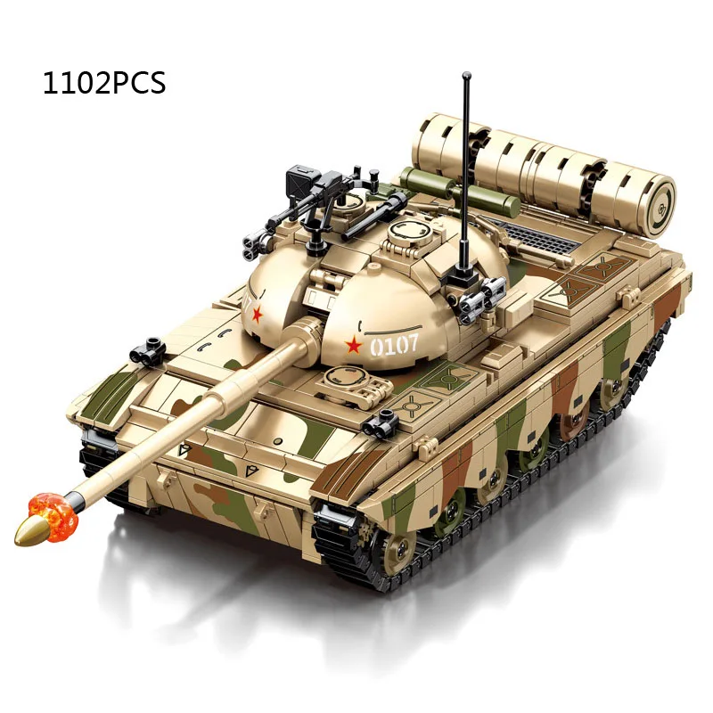 Ww2 China 88a Main Battle Tank Batisbricks Building Block World War Assemble Model Toy Army Figures Weapon Brick For Gifts