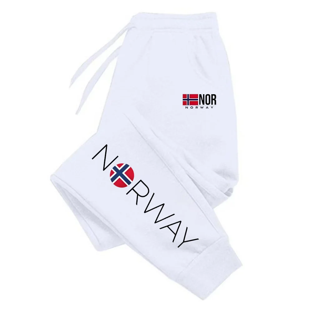 New style printed sport pants suitable for both men and women, luxurious long-distance running pants, casual fitness pants