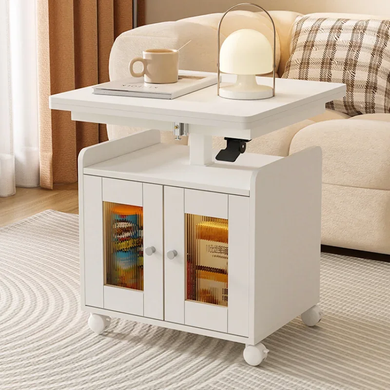 Movable coffee dining  dual-purpose household living room tea table and chair combination lifting folding